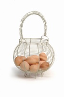 Small Egg Basket in Clay